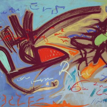 Peinture intitulée "La mouche" par Yannick Sigwalt, Œuvre d'art originale, Pastel