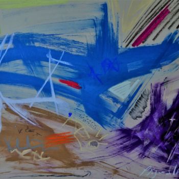 Peinture intitulée "Elan1183" par Yannick Sigwalt, Œuvre d'art originale, Pastel