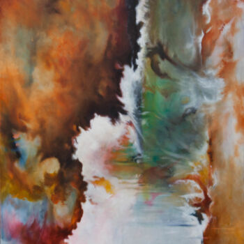 Painting titled "Enter" by Silaeh, Original Artwork, Oil