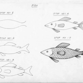 数字艺术 标题为“Fish [Original Illu…” 由Mr T Silappathikaram, 原创艺术品, 其他