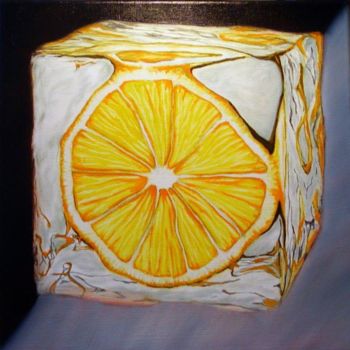 Painting titled "LIMONE GHIACCIATO" by Silema, Original Artwork