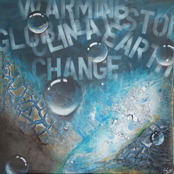 "Change" başlıklı Tablo Silke Von Clarmann tarafından, Orijinal sanat, Akrilik