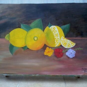 Painting titled "Limones Grandes" by Silo, Original Artwork, Other