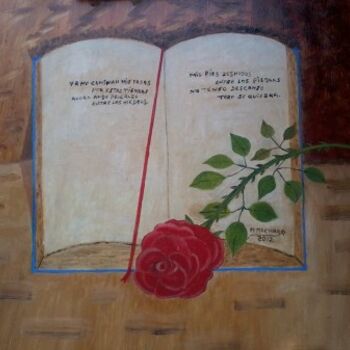 Painting titled "El libro de los poe…" by Silo, Original Artwork, Other