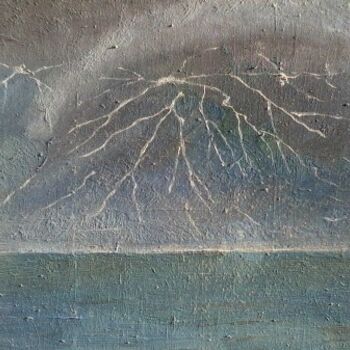 Pintura intitulada "La tormenta perfecta" por Silo, Obras de arte originais, Outro