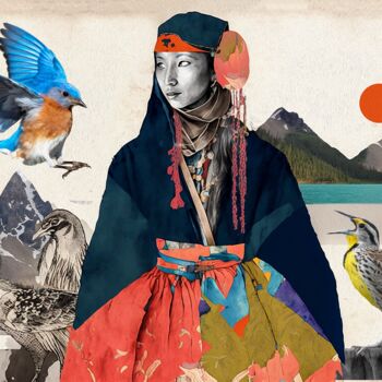 Arte digitale intitolato "My nature" da Silvamedal, Opera d'arte originale, Collage digitale