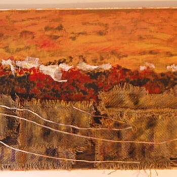 Pittura intitolato "Terra mia" da Silvana Lunetta, Opera d'arte originale