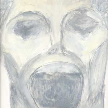 Drawing titled "Scream" by Angelo Magno, Original Artwork