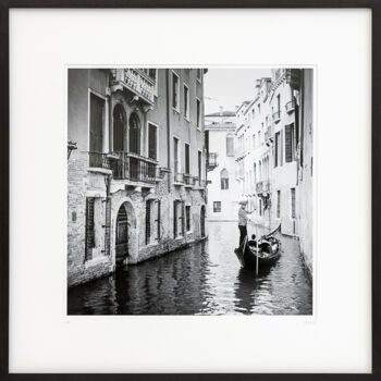 Photography titled "Gondoliere Study 1,…" by Gerald Berghammer, Original Artwork, Analog photography Mounted on Cardboard