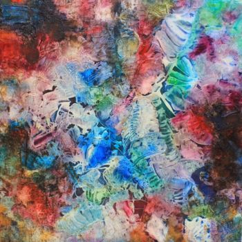 Painting titled "Detenzioni I (deten…" by Silvia Cavallari, Original Artwork, Oil