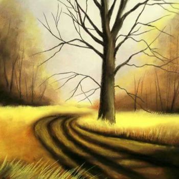 Pintura titulada "Il percorso" por Silvia D.R., Obra de arte original
