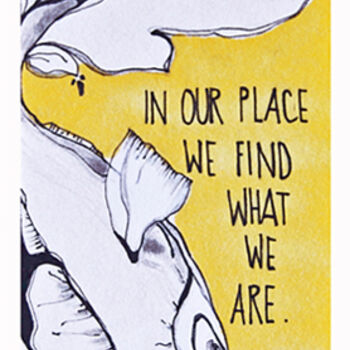 Drawing titled "OUR PLACE" by Silvia Gatti, Original Artwork