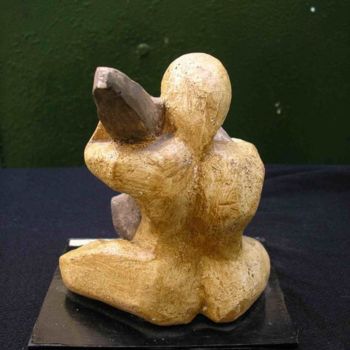 Escultura titulada "Tanguera vista de a…" por Silvia Marcela Destoia   (Esculturas), Obra de arte original