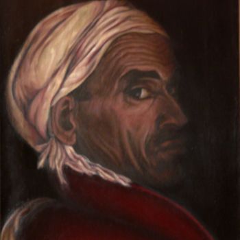 Pintura intitulada "arabo-2.jpg" por Silvia Rea, Obras de arte originais, Óleo