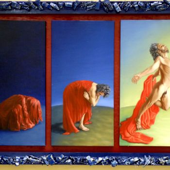 Malerei mit dem Titel "come-crisalide" von Silvia Rea, Original-Kunstwerk, Andere