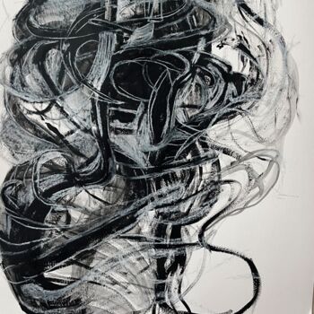 Картина под названием "Home Waves" - Silvia Ruiz-Poveda, Подлинное произведение искусства, Акрил