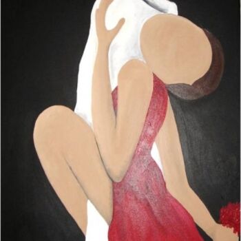 Pintura titulada "Dança" por Sílvia Barbosa, Obra de arte original