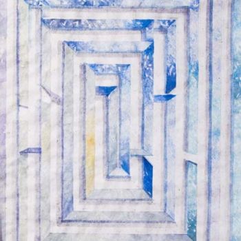 Pittura intitolato "labirinto" da Silvia Benfenati, Opera d'arte originale, Altro
