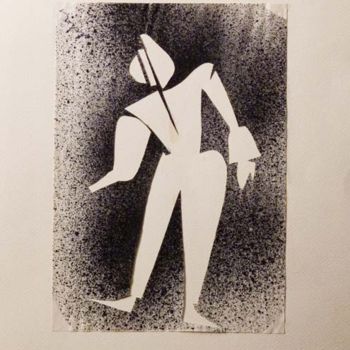 Desenho intitulada "ballo meccanico" por Silvia Benfenati, Obras de arte originais, Outro