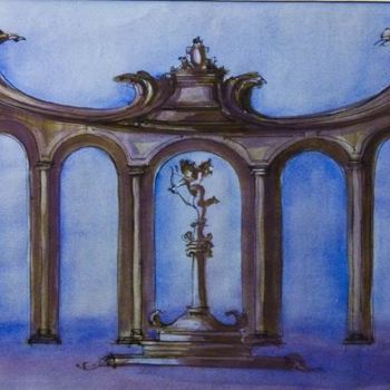 Painting titled "Le nozze di Figaro,…" by Silvia Benfenati, Original Artwork, Other