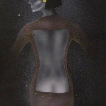 Malerei mit dem Titel "Louise3" von Silvia Benfenati, Original-Kunstwerk, Andere