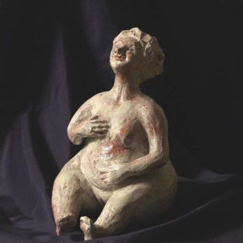 Scultura intitolato "venere" da Silvia Benfenati, Opera d'arte originale, Ceramica