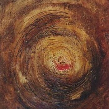 Pintura intitulada "Cuore di Terra" por Silvia Bosnyak, Obras de arte originais, Óleo