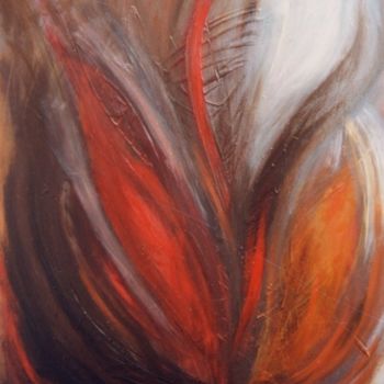 Painting titled "sfumature di terra" by Silvia Bosnyak, Original Artwork, Oil