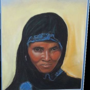 Painting titled "Malienne" by Sim13, Original Artwork