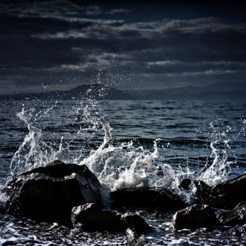 Fotografia zatytułowany „splash” autorstwa Simon Gaitanidis, Oryginalna praca, Fotografia cyfrowa