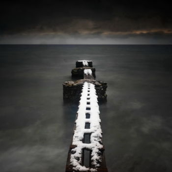 Photography titled "White path" by Simon Gaitanidis, Original Artwork, Digital Photography
