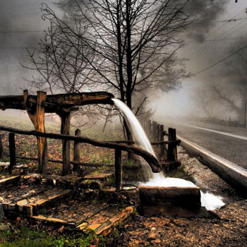 Fotografie mit dem Titel "Foggy morning" von Simon Gaitanidis, Original-Kunstwerk, Digitale Fotografie