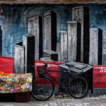 Fotografie mit dem Titel "street shop" von Simon Gaitanidis, Original-Kunstwerk, Digitale Fotografie