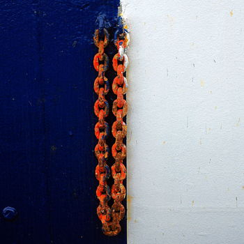 Fotografia zatytułowany „Chained” autorstwa Simon Gaitanidis, Oryginalna praca, Fotografia cyfrowa
