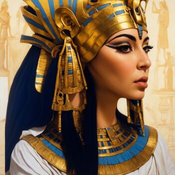 Cleopatra, Photograped At Caesar's Villa, Arte digitale da Simon Dara