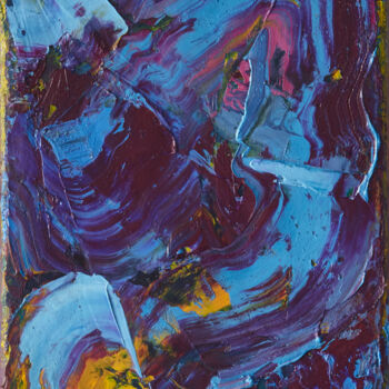 Malerei mit dem Titel "Colourscape 7" von Simon Findlay, Original-Kunstwerk, Öl