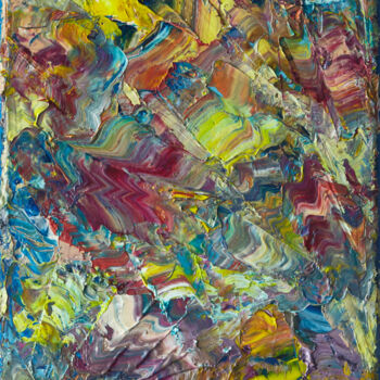 Painting titled "Colourscape 16" by Simon Findlay, Original Artwork, Oil