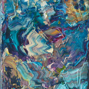 Peinture intitulée "Colourscape 13" par Simon Findlay, Œuvre d'art originale, Huile