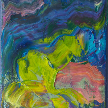 "Colourscape 23" başlıklı Tablo Simon Findlay tarafından, Orijinal sanat, Petrol