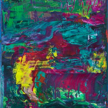 Pintura intitulada "Colourscape 66" por Simon Findlay, Obras de arte originais, Óleo