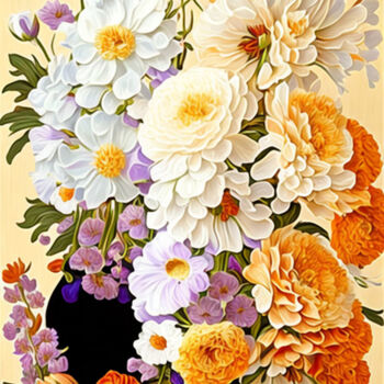 Digital Arts titled "carnation" by Simon Levin, Original Artwork, Digital Painting