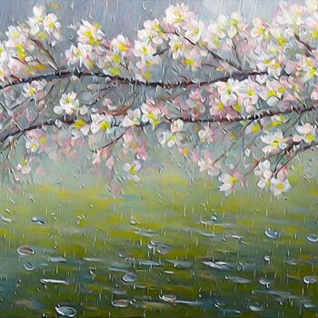 Digital Arts titled "blessed rain flavor" by Simon Levin, Original Artwork, Digital Painting