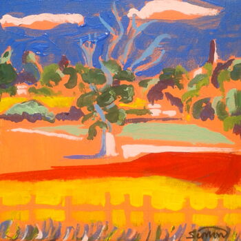Painting titled "plein air sketch" by Simon Taylor, Original Artwork