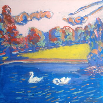Painting titled "plein air sketch (5)" by Simon Taylor, Original Artwork