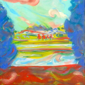 Pittura intitolato "plein air sketch (1…" da Simon Taylor, Opera d'arte originale