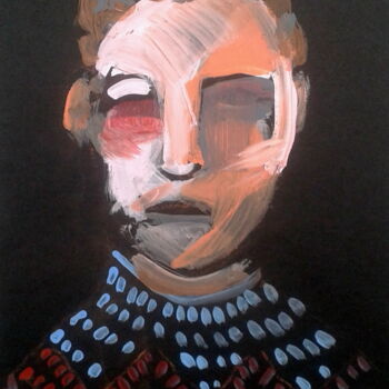 Painting titled "head study (1)" by Simon Taylor, Original Artwork