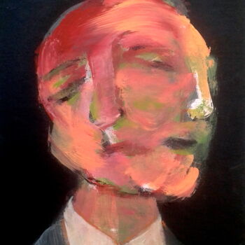 Painting titled "head study (4)" by Simon Taylor, Original Artwork