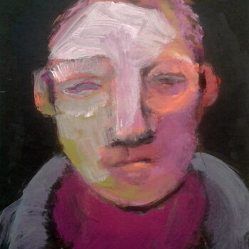 Peinture intitulée "head study (5)" par Simon Taylor, Œuvre d'art originale