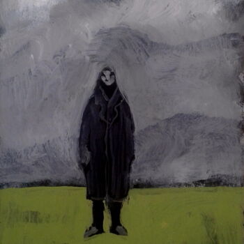 Painting titled "winter figure" by Simon Taylor, Original Artwork
