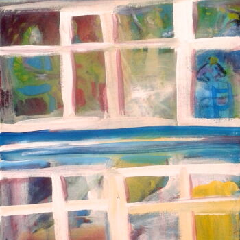 Painting titled "windows" by Simon Taylor, Original Artwork